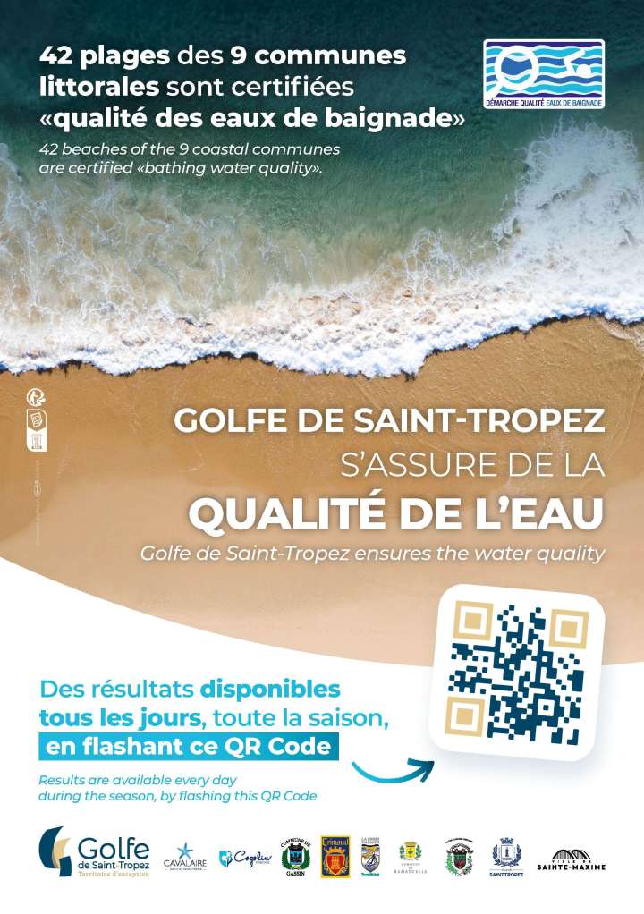 CONTROLE DE LA QUALITE DES EAUX DES PLAGES DU GOLFE DE SAINT-TROPEZ